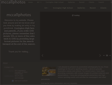 Tablet Screenshot of mccallphotos.com